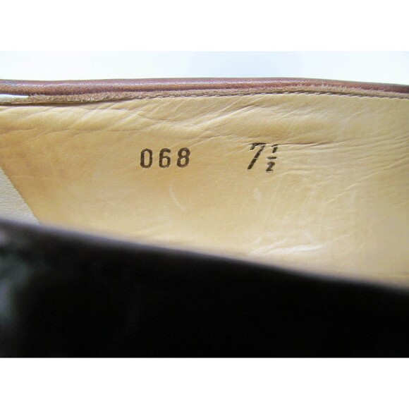 Sutor Mantellassi Brown Leather Apron Toe Tassel Loafers Size Mens US 7.5 M Nice main image 10